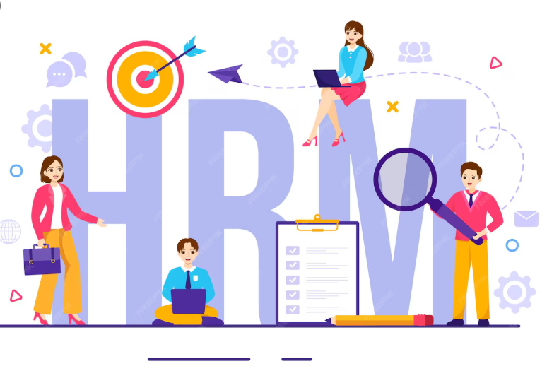 HRMS dashboard with employee management and analytics